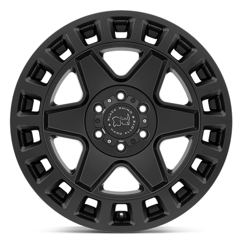 17x9 black rhino hard alloys yrk york matte black wheel 6x5.5 bolt pattern 12mm offset