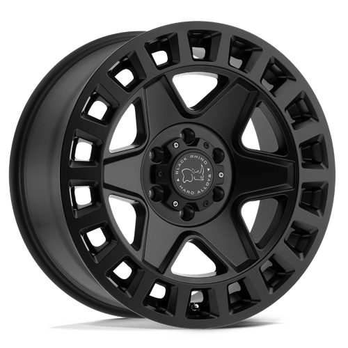 17x9 black rhino hard alloys yrk york matte black wheel 6x5.5 bolt pattern 12mm offset