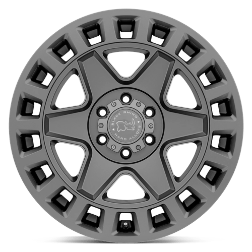 17x9 black rhino hard alloys yrk york matte gunmetal wheel 6x5.5 bolt pattern 12mm offset